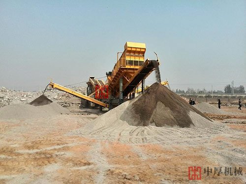 移動破碎站完成了建筑垃圾變廢為寶的資源化轉(zhuǎn)變